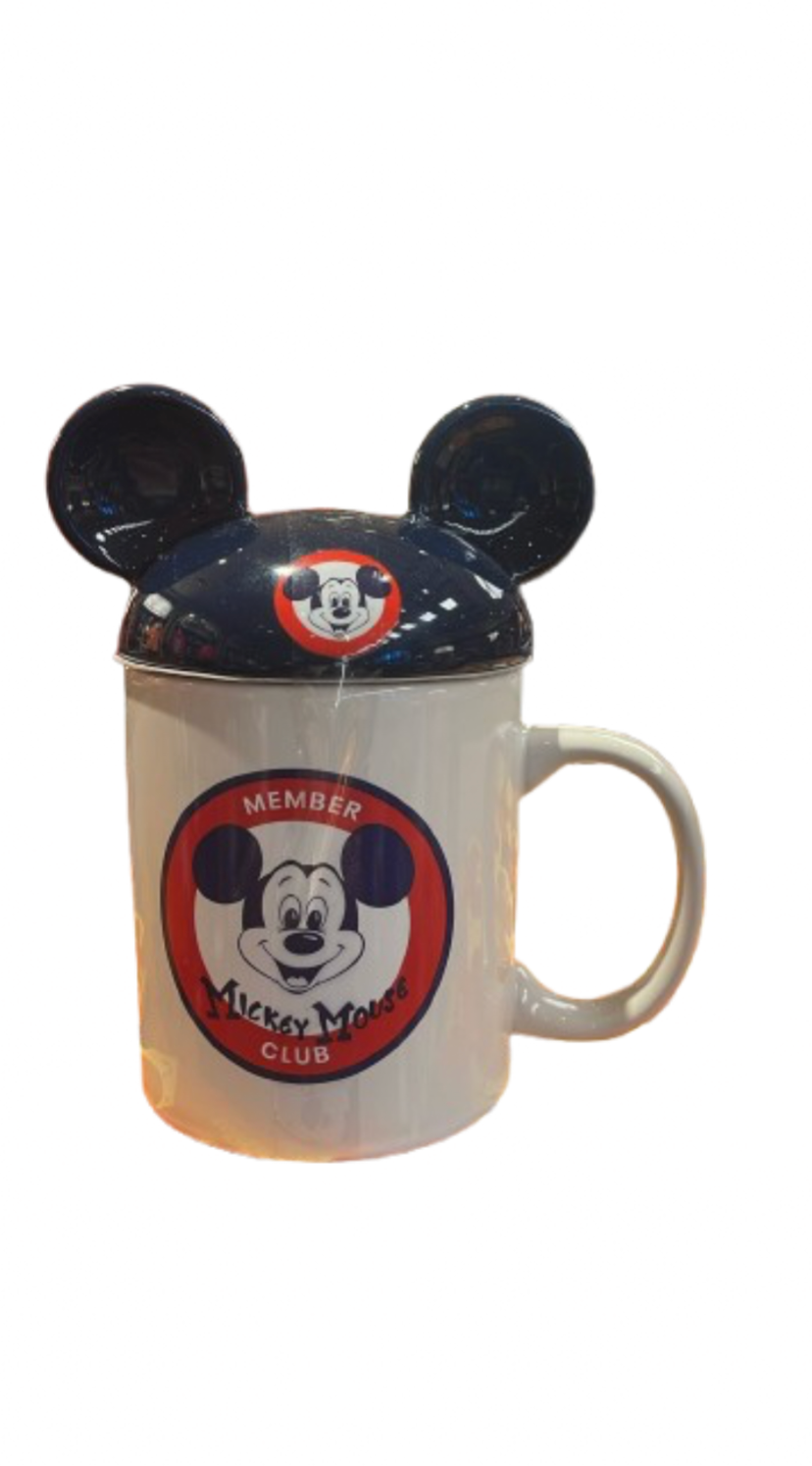 Disney Parks 70th Honorary Member Mickey Club Ceramic Coffee Mug with Lid New
