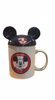 Disney Parks 70th Honorary Member Mickey Club Ceramic Coffee Mug with Lid New