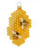 Robert Stanley Honeycomb and Bees Glass Christmas Ornament New with Tag