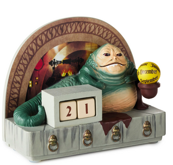 Hallmark Star Wars Jabba the Hutt Perpetual Calendar With Sound New With Tag