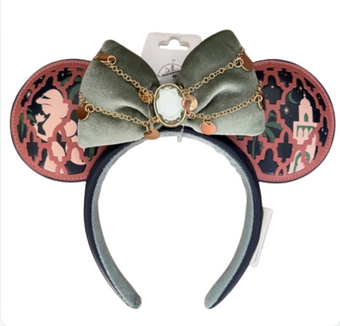 Disney Parks Epcot Morocco Princess Jasmine Aladdin Headband Bow Ears 2026 New