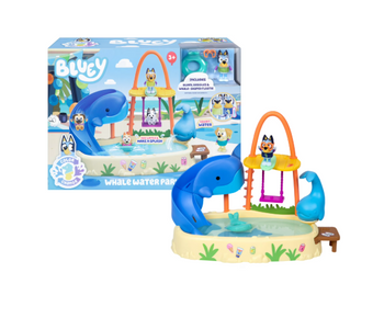 Bluey Whale Water Park Playset, Slide Down The Whale Slide Toy New With Box