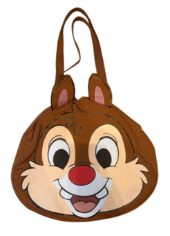 Disney Parks Chip 'n Dale Reversible Big Face Tote Bag New with Tag