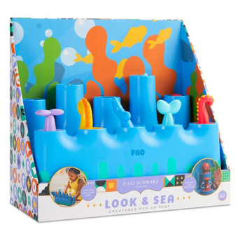 FAO Schwarz Look & Sea Creatures Pop-Up Reef New With Box