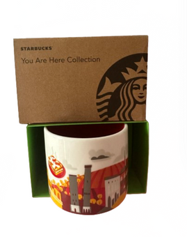 Starbucks You Are Here Bologna Italy Ceramic Coffee Rare Mug New with Box