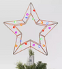 12" Pre-lit Dewdrop Metal Star Christmas Tree Topper Wondershop New With Tag