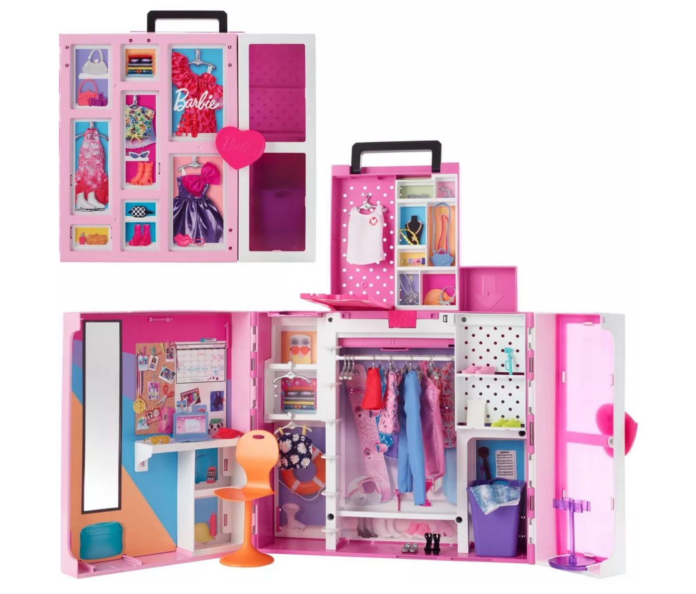Barbie Dream Closet Playset with Outfits and Accessories Toy New with Box