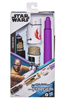 Disney Star Wars Lightsaber Forge Mace Windu Extendable Purple New with tag