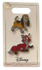 Disney Parks The Fox And The Hound 2 Pin Set New with Card