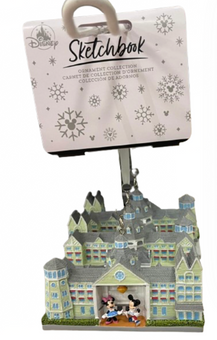 Disney Parks Yacht Club Resort Building Christmas Ornament New with Tag
