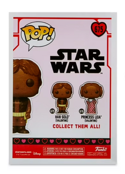 Funko POP! Valentine's Day Chocolate Star Wars Han Solo Vinyl Figure New W Tag