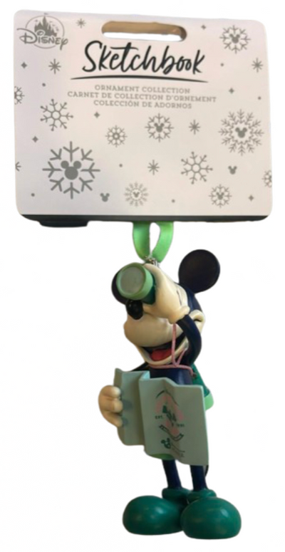 Disney Parks Mickey Mouse Vacation Club Member Christmas Ornament New With Tag
