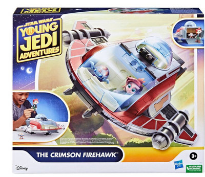 Disney Star Wars Young Jedi Adventures Team Transport Crimson Firehawk New