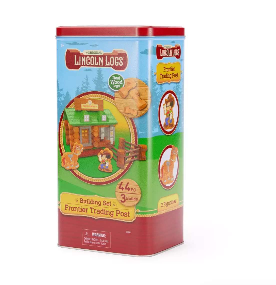 Disney Parks Mickey Frontier Trading Post Lincoln Logs Building Set Toy New Box
