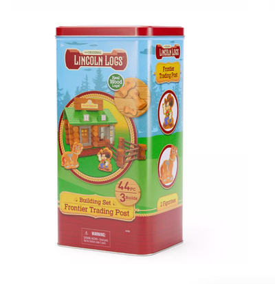 Disney Parks Mickey Frontier Trading Post Lincoln Logs Building Set Toy New Box