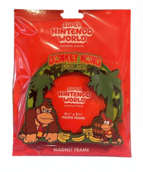 Universal Studios Super Nintendo World Donkey Kong Country Magnet Photo Frame Nw