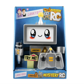 LankyBox Mystery RC Robot Plays Music New with Box