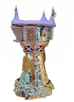 Bath and Body Works Disney Princess Rapunzel Tower Pedestal 3-Wick Candle Holder
