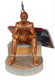 Disney Parks WDW Epcot Gold Christmas Ornament New with Tag