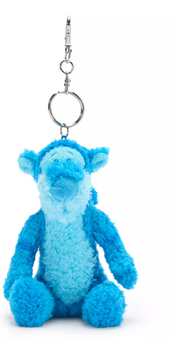 Disney D23 Winnie the Pooh Tigger Blue Plush Keychain Bag Charm New with Tag