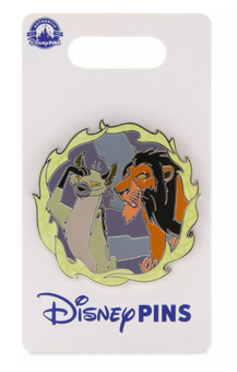 Disney Parks Villains Scar and Ed The Lion King Pin New With Card
