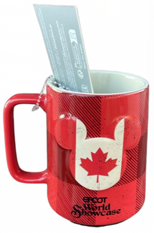Disney Parks Epcot World Showcase Canada Coffee Mug With Spoon New With Tag