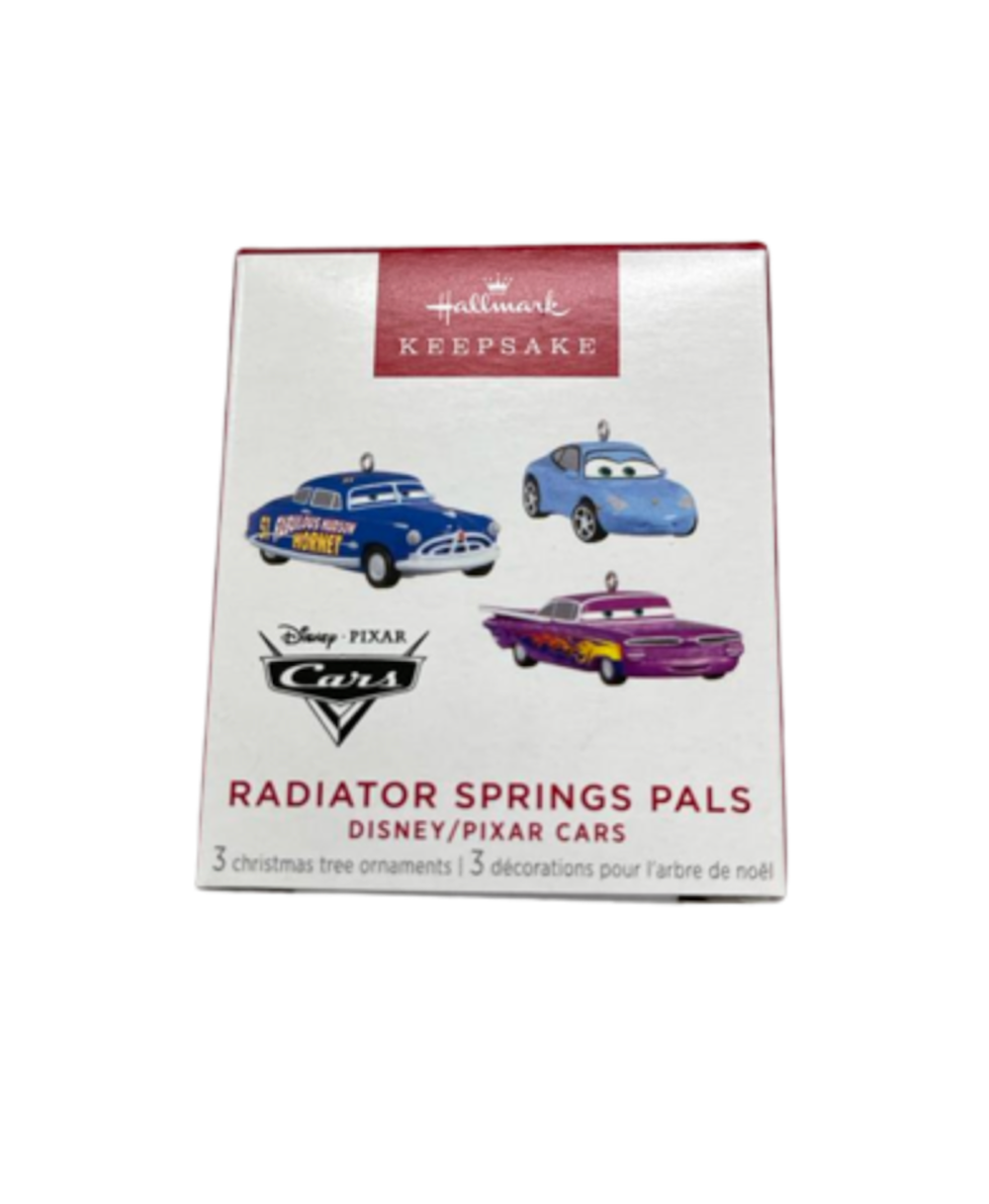 Hallmark 2023 Keepsake Mini Cars Radiator Springs Pals Christmas Ornaments New