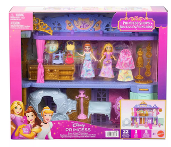 Disney Princess Shops Dress and Style Boutique Playset Dolls Toy New With Tag
