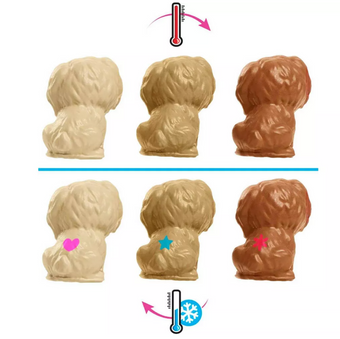 Barbie Newborn Pups Playset Brunette Hair Toy New with Box