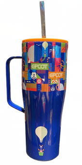 Disney Parks Corkcicle Epcot World Showcase Mickey Mouse Tumbler New With Tag