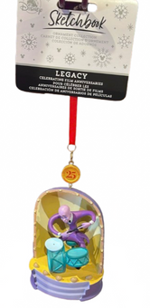 Disney Parks 2025 Sketchbook Duke Fantasia 2000 25th Christmas Ornament New