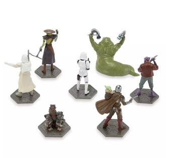 Disney Parks Star Wars The Mandalorian and Grogu Figure Set Playset Play Set New