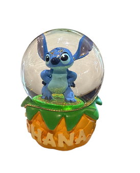 Disney Parks WDW Signature Collectibles Ohana Stitch Snow Globe New with Tag