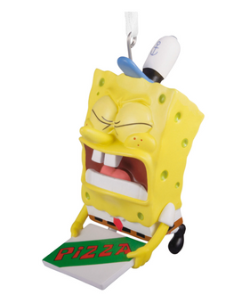Hallmark Nickelodeon SpongeBob SquarePants Pizza Delivery Christmas Ornament New