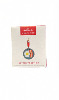 Hallmark 2024 Keepsake Mini Better Together Bacon and Eggs Ornaments New Box