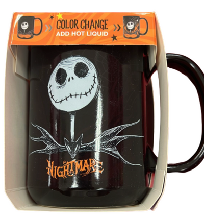 Disney Nightmare before Christmas Jack Skellington Color Changing Mug New Box