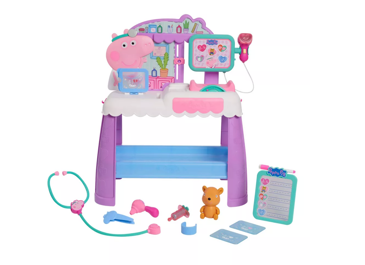 Peppa Pig Dr. Peppa's Care Check Up Center Toy Set New With Box