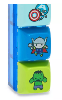Disney Parks Marvel Keyboard Fidget Keychain Bag Charm New With Tag