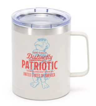 Disney Parks Sam Eagle Stainless Steel Travel Coffee Mug The Muppets New w Tag