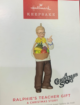 Hallmark 2022 A Christmas Story Ralphie's Teacher Gift Ornament New With Box