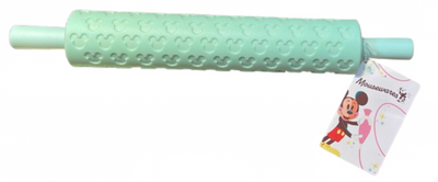 Disney Parks Mousewares Mickey Mouse Icon Rolling Pin Green New With Tag