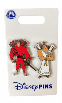 Disney Parks Kronk Angel & Devil Set Pin New With Card