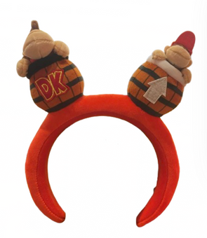 Universal Studios SUPER NINTENDO WORLD Donkey Kong Plush Headband New With Tag
