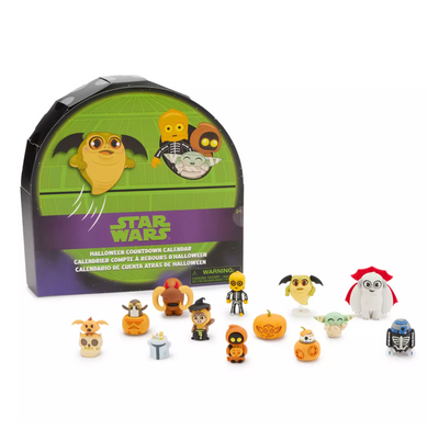 Disney Parks Star Wars Vinyl Figures Halloween Countdown Calendar 13-Piece New