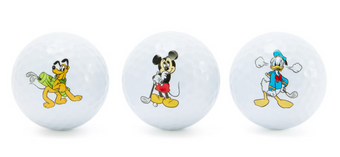 Disney Parks Mickey Mouse and Friends Golf Ball Set of 3 New with Box