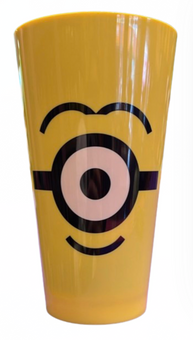 Universal Studios Minions Despicable Me Face Bello Ice Plastic Cup New With Tag