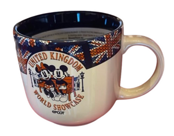Disney Parks Epcot UK London Mickey Minnie Mouse UK Coffee Mug New With Tag
