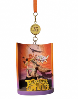 Disney Parks 35th The Rescuers Down Under Sketchbook Christmas Ornament New Tag