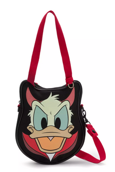 Disney Parks Donald Duck Halloween Glow in the Dark Mini Big Face Canvas Tote
