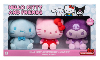 Sanrio Hello Kitty Friends Classic Kuromi & Cinnamoroll 7in Plush New W Box